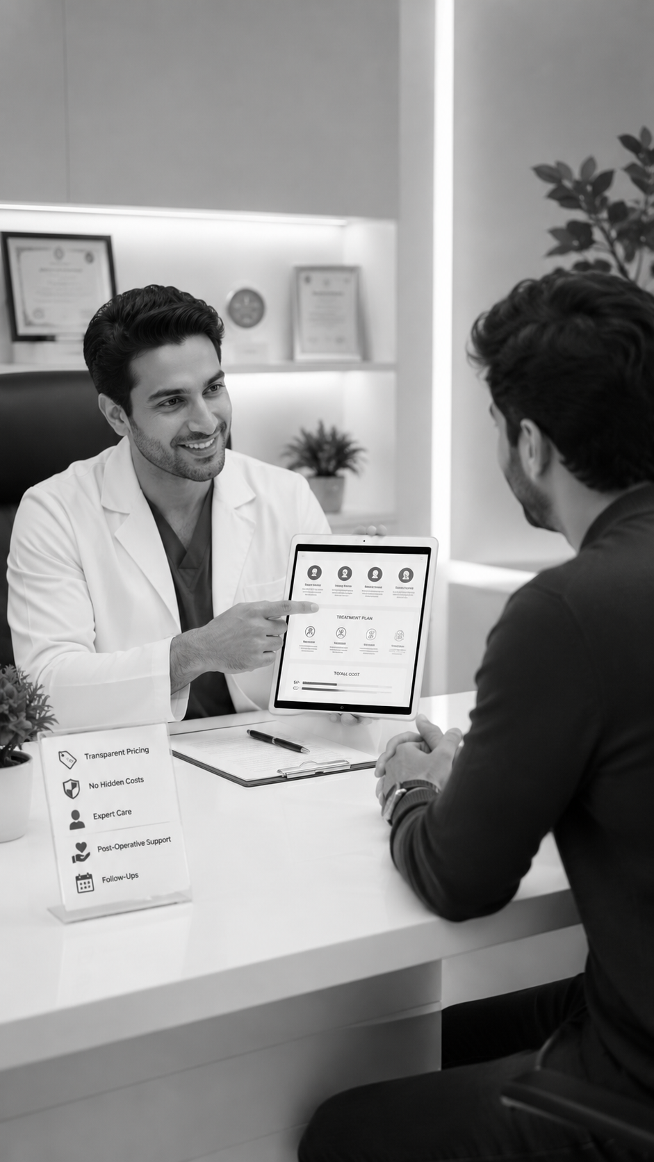 Expert medical team portrait